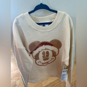 Disney Mickey Mouse Sequined Holiday Spirit Jersey for kids size S(5/6)
